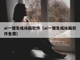 ai一键生成绘画软件（ai一键生成绘画软件免费）