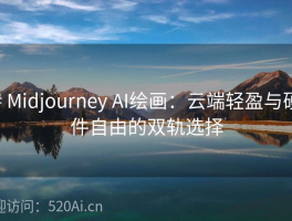 # Midjourney AI绘画：云端轻盈与硬件自由的双轨选择